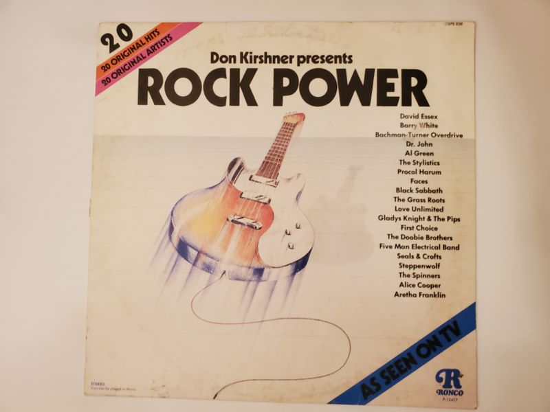 Various Artists Don Kirshner presents Rock Power vinyl record